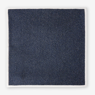 SUIT SELECT Italy Pocket Square (Navy)