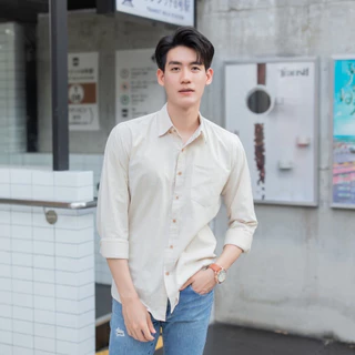 🔥 พร้อมส่ง 🔥 [18 เฉดสี] เสื้อเชิ้ตคอปกแขนยาว ชุดคู่รัก ไซต์ S-XXL