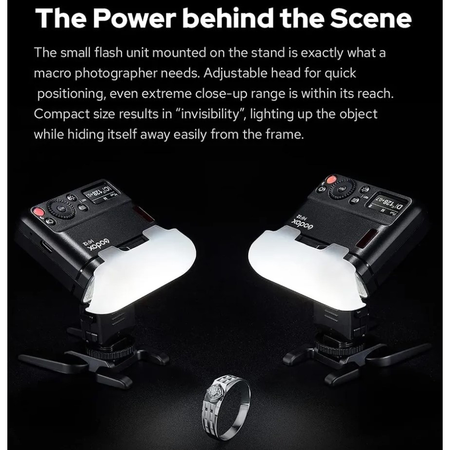 Godox MF12-K2 Macro Flash Two Light Kit