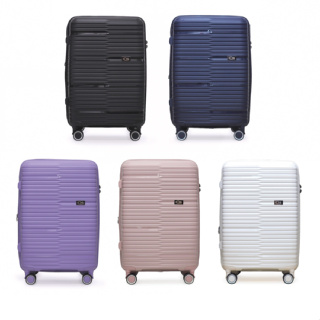 HQ LUGGAGE กระเป๋าเดินทาง PP 100% ระบบล็อค TSA 4 ล้อคู่ 360 ํ รุ่น 8876