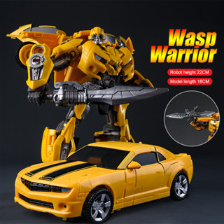 หุ่นยนต์แปลงร่างทรานฟอร์เมอร์ บับเบิ้ลบี ออฟติิมัส Wasp Warrior Toy Robot Deformation Model Action