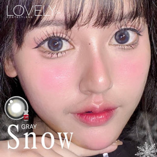 Snow สีเทา สีน้ำตาล Gray,Brown Lovely คอนเเทคเลนส์ บิ๊กอาย Bigeye