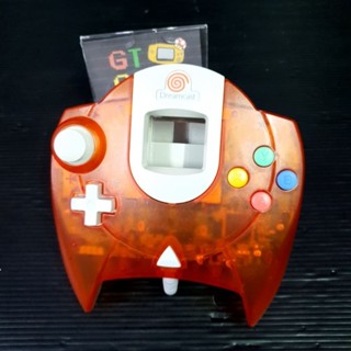 Dreamcast Controller 🎮 HKT-7700  90% Clear Orange W Chu-Chu Rocket 😀🧡