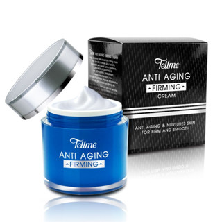 tellme anti aging firming cream 80g. เท็ลมี แอนตี้ เอจจิ้ง เฟิร์มมิ่ง ครีม 80กรัม