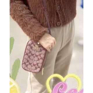 ✅ NEW Coach Eva Phone Crossbody In Signature Chambray ครอสบอดี้สีสวยๆ