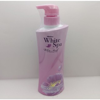 Mistine White spa white musk UV Whitening lotion มิสทิน ไวท์สปา ไวท์ มัคส์ ยูวี ไวท์เทนนิ่ง โลชั่น 400 มล.