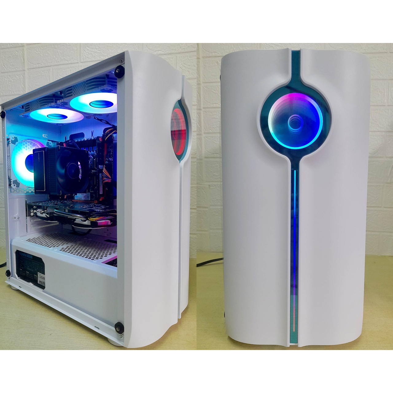 💥 คอมทำงาน กราฟิก ตัดต่อ สตรีมเกมส์ 💥 CPU Xeon E5 -2630 V3 + RX 570 OC 8GB + Ram 16 GB + SSD M2 256 