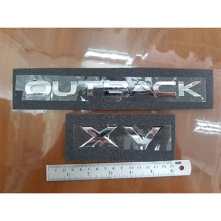 Logo outback xv เงา/ดำเงา ตัวอักษรแยก