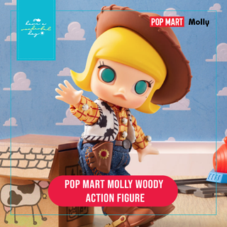 แท้ 💯% [POP MART] MOLLY Woody Action Figure สูง13ซม นำเข้าจากPop Martสิงค์โปร์ ยังไม่แกะซีลใหม่กริ๊ป พร้อมส่ง