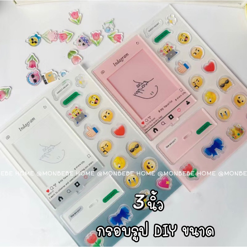 พร้อมส่ง กรอบรูปอะคริลิค 3 นิ้ว INS Idol อุปกรณ์เสริม สําหรับตกแต่งบ้าน 10 ชิ้น ราคา ถูกที่สุด ดีลบีเคเค แกลเลอรีภาพที่ 7