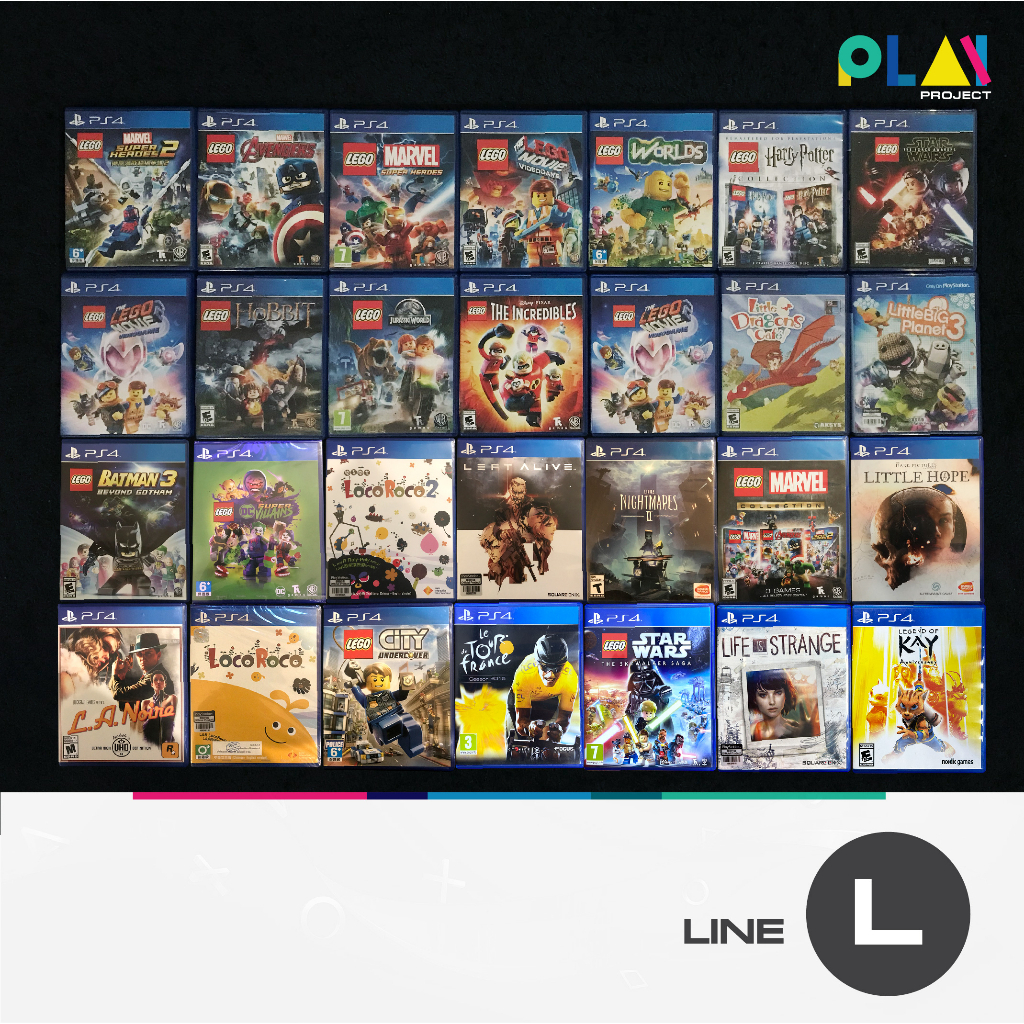 เกม PS4 กว่า 100 เกม [รายชื่อตัวอักษร L] [มือสอง] [มือ2] [เกม Playstation]
