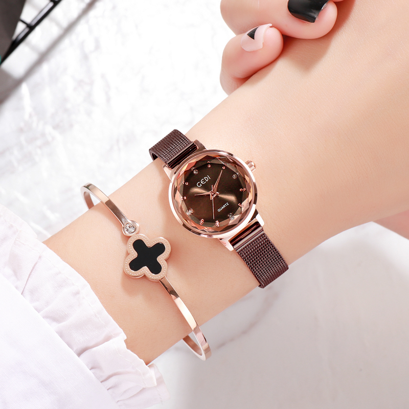 GEDI 6323 ขายดี!! ของแท้ 100% นาฬิกาแฟชั่น นาฬิกาข้อมือผู้หญิง - รูปที่ 4