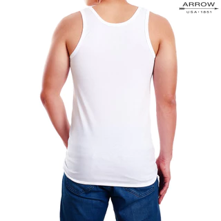 ARROW INNER เสื้อกล้าม สีขาว แพค1ตัว ผลิตจากผ้า100%Cotton Jersey MXWY91F-WH