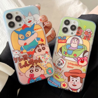 🎁ส่งของขวัญ🎁เคสไอโฟน สำหรับ 11 14 for iPhone Case 13 12 Pro Max  น่ารัก การ์ตูน ตลก กันกระแทก เคสนิ่ม เคสโทรศัพท์