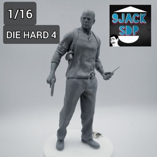 1/16 Die hard 4 งานเรซิ่น ฟิกเกอร์ เรซิ่น ภาพยนตร์ โมเดล