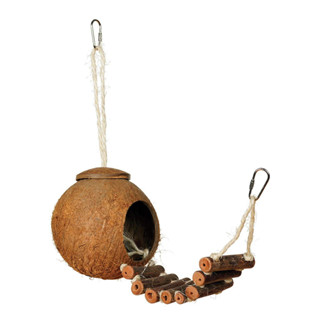 Prevue : PVH62801* ของเล่นสำหรับนก Hendryx Naturals Coco Hideaway