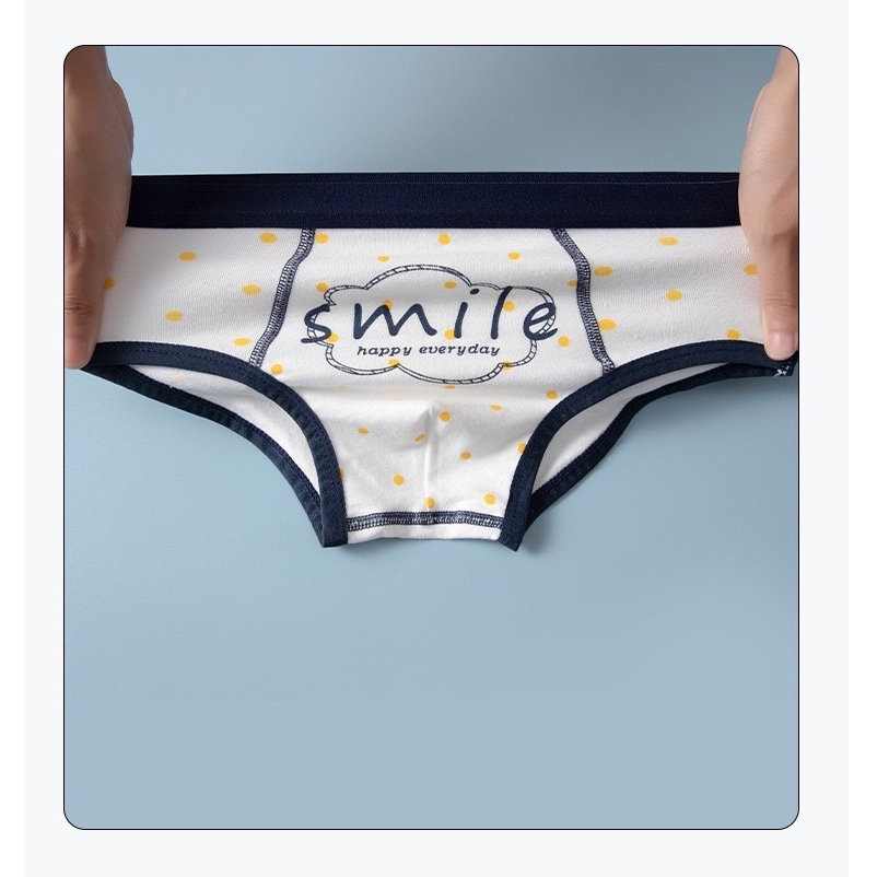 ลด10% โค้ด DDXDECW4 กางเกงในเด็กขาว้าว แพ็ค4ตัว นื้อผ้าคอตตอล - รูปที่ 5