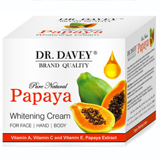 โปร 1 แถม 1 Dr. Davey Papaya Whitening Cream 100g. (ครีมมะละกอ)