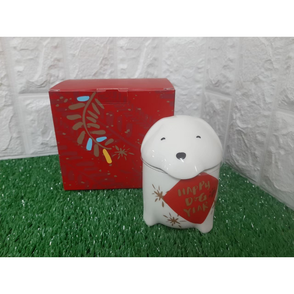 Starbucks mug happy dog lucky house 6 oz