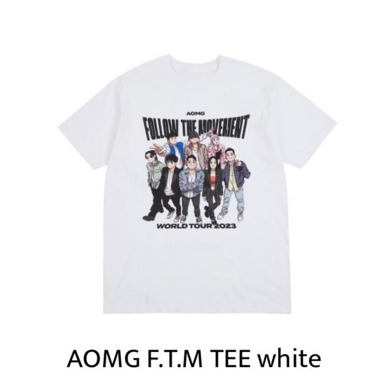 เสื้อยืดสีขาว AOMG size L