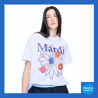 [พร้อมส่ง/ของแท้100%] MARDI MERCREDI - T SHIRT FLOWERMARDI BLOSSOM_HEATHER NAVY