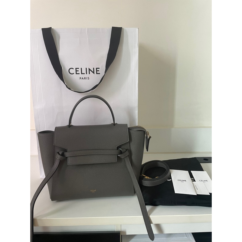Celine micro belt bag Y.20 grey like new