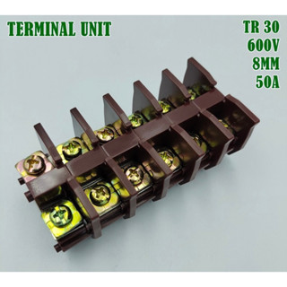 (ราคา10ชิ้น)TR 30 TERMINAL UNIT เทอร์มินอลต่อสายขนาด 8mm² 50A  600V