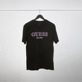  เสื้อแขนสั้น GUESS (GES-042) เสื้อแบรนด์แท้ ผ้าcotton ผ้านิ่มใส่สบาย ระบายอากาศได้ดี  ใส่ได้ทั้งชายและหญิง