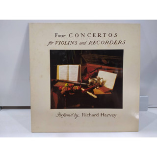 1LP Vinyl Records แผ่นเสียงไวนิล Four CONCERTOS for VIOLINS and RECORDERS  (J16D90)