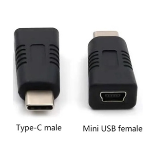 USB-C USB 3.1ประเภท C ตัวเชื่อมต่อชายไปยัง Mini USB 2.0 5Pin อะแดปเตอร์ข้อมูล