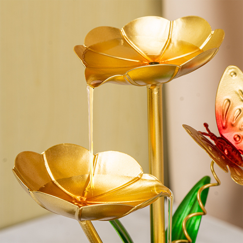 (น้ำตกใบบัวทอง) น้ำล