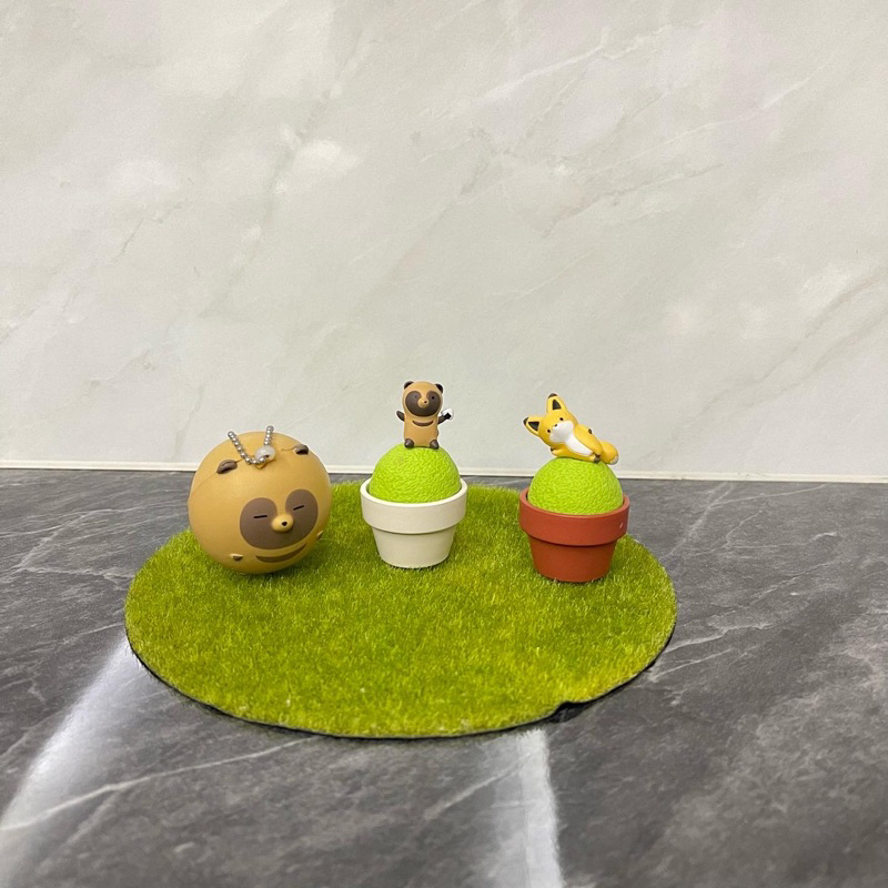 กาชาปอง ทานูกิ Tanuki & Fox Potted