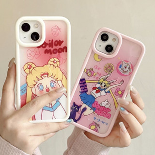 💕พร้อมส่ง💕iPhone 14 13 12 11 Pro Max เคส for เคสไอโฟน11 น่ารัก บางเบาพกพาง่าย การ์ตูน เซเลอร์มูน ซิลิก้าเจล Case