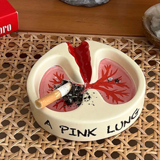 ที่เขี่ยบุหรี่ A PINK LUNK ที่รองบุหรี่ ที่วางบุหรี่ ของแต่งบ้าน ของแต่งห้อง