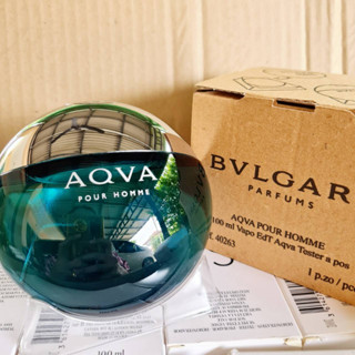 Bvlgari Aqva Pour Homme EDT 100ml กล่องเทส