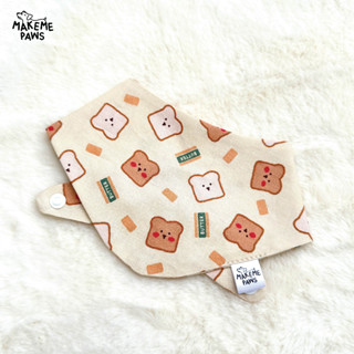 Mini Breads Bandana ผ้าพันคอสุนัข ผ้าพันคอสัตว์เลี้ยง ผ้าพันคอแมว