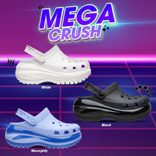 Crocs Collection รองเท้าแตะ รองเท้าลำลอง UX Classic Mega Crush Clog 207988-001 / 207988-100 / 207988-5Q6 (3590)