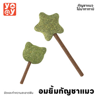 yoyo Pet: Catnip Lollipop อมยิ้มแคทนิปเสียบไม้มาทาบิ สมุนไพรแมวฟิน แคทนิปแมว ของเล่นแมว