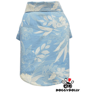 Petcloths -Doggydolly  เสื้อผ้าแฟชั่น สัตว์เลี้ยง ชุดน้องหมาน้องแมว เสื้อเชิ๊ต คอปก ลายยิ้ม ไซส์ 1-9 โล  S150