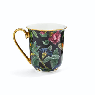 แก้วมัค Spode Creatures of Curiosity Black Floral Mug