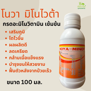 โนวามิโนไวต้า(ขวดเล็ก)วิตามินรวมอะมิโนเข้มข้น ขนาด 100 มล. สินค้าใหม่ หมดอายุ มิ.ย.. 2567