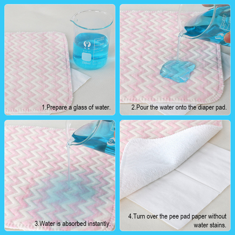 ผ้ารองฉี่ แผ่นรองฉี่เด็ก ผ้านุ่ม ผ้าปูรองที่นอน แผ่นรองกันเปื้อน - รูปที่ 3