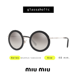 [ลดกระหน่ำ] แว่นกันแดด Miu Miu รุ่น MU59US ทรงกลม แฟชั่นยอดนิยม