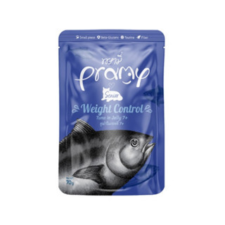 Pramy พรามี่ อาหารเปียกแมวแก่ 7+ ปี รสทูน่าในเจลลี่ 70 g. x 12 pcs.