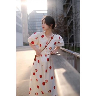 Apple Maxi Dress : Tag YPY | ชุดเดรสแฟชั่นงานป้าย YPY