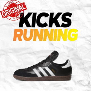 adidas originals Samba Classic Black and white style Running shoes ของแท้ 100 %