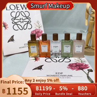 ✨แบรนด์แท้100%✨Loewe 001 Woman/Aura Floral/Aura Loewe Pink Magnolia/Solo Ella/Aire Sutileza EDT เซตน้ำหอม 7.5ml 5pcs/set