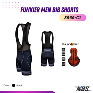 ชุดเอี๊ยมปั่นจักรยาน Funkier Men Bib Shorts S969-C1