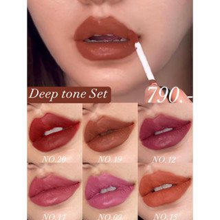 zeeda lip matte Deep tone set 6 colors