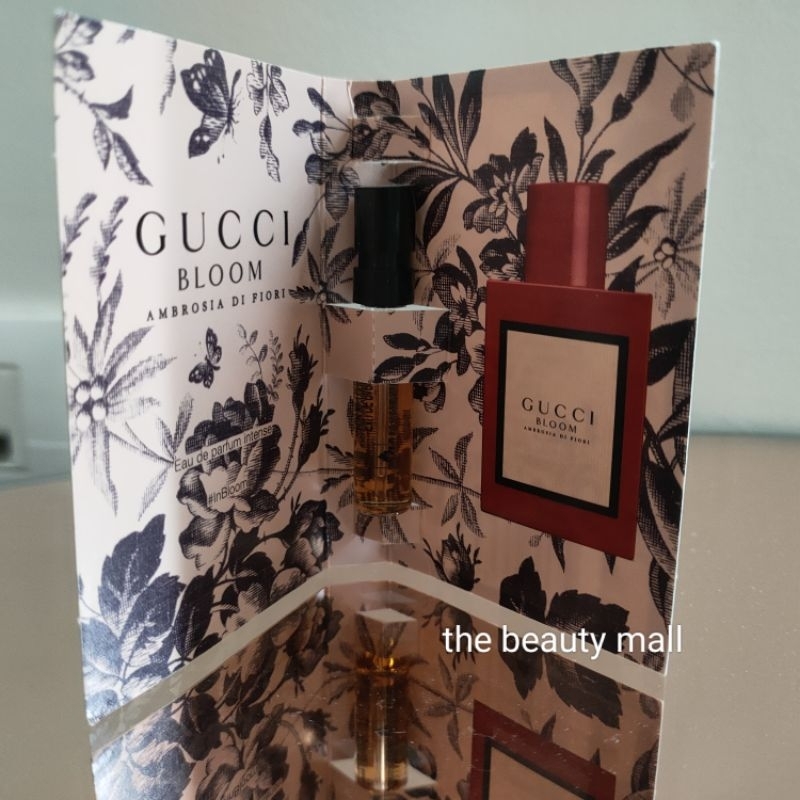 น้ำหอมทดลอง gucci bloom ambrosia di fiori edp กุชชี่บลูมสีแดง 1.5ml